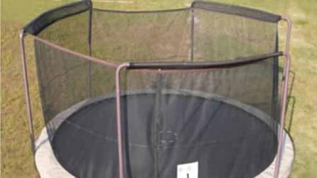 A Sportspower BouncePro 14-foot Trampoline is shown in this file image provided by Sportspower.