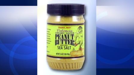 Trader Joes Creamy Salted Valencia Peanut Butter appears in this file photo.