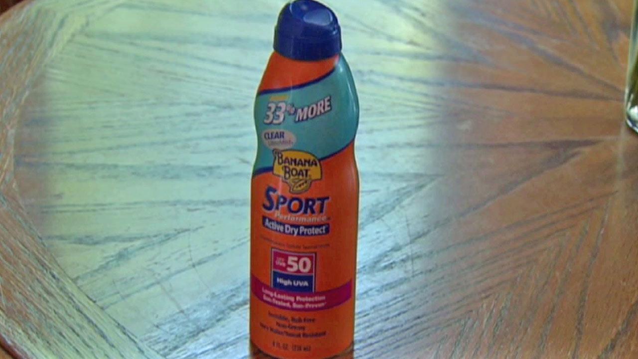 Banana Boat recalls sunscreen due to fire risk