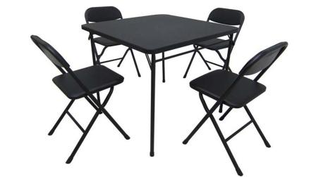 The Mainstays five-piece card table and chair set from Wal-Mart is shown in this file photo from the U.S. Consumer Product Safety Commission.