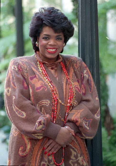 Talk show host Oprah Winfrey poses in Los Angeles, Calif., on Aug. 19, 1986 - less than a month before 'The Oprah Winfrey Show' debuted its first national episode on Sept. 8, 1986. The topic was 'How to marry the man/woman of your choice.'