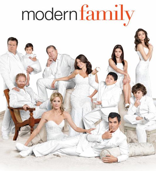 Still image of the cast from 'Modern Family.'