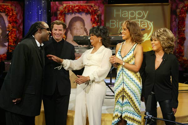Stevie Wonder, John Travolta, Gayle King and...