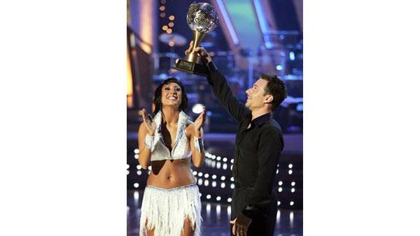 Singer Drew Lachey and partner Cheryl Burke won the coveted mirror-ball trophy in Season 2 of 'Dancing With the Stars.'