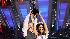 Model Brooke Burke and partner Derek Hough won...