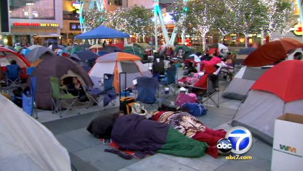 These devoted fans are camped out four days before the premiere.