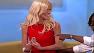 Real Housewives of D.C. stars, from left to right, Stacie Turner and Michaele Salahi are seen on The View, August 4, 2010. In the far right corner, View host Whoopi Goldberg can be seen touching Salahis back.