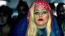 Lady Gaga appears in a still from her 2011 Judas music video.