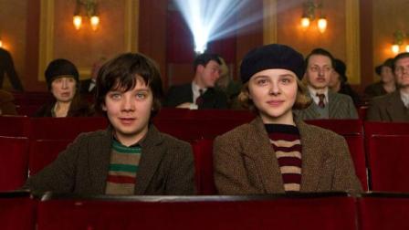 Chloe Grace Moretz and Asa Butterfield appear in a scene from the 2011 film Hugo.