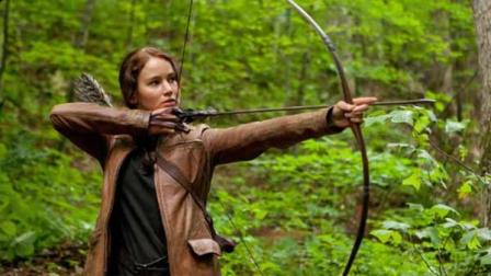 Jennifer Lawrence appears in a scene from the 2012 film The Hunger Games.