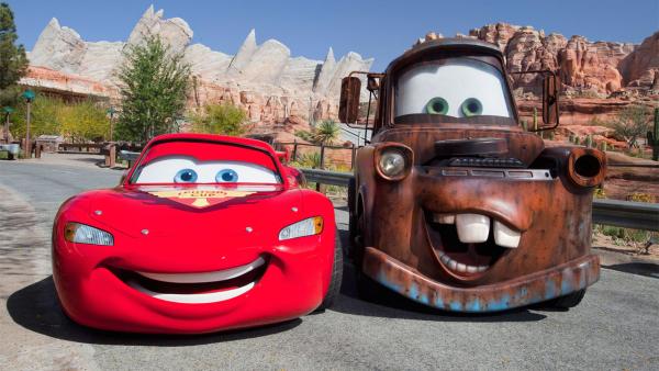 Cars Land features three immersive family attractions showcasing characters and settings from the Disney-Pixar film, 'Cars,' including one of the largest and most elaborate themed environments ever created for a Disney park.