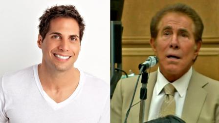 File photo of Girls Gone Wild founder Joe Francis (left) and casino magnate Steve Wynn.