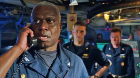 Actors from Last Resort appear in this still from the show.