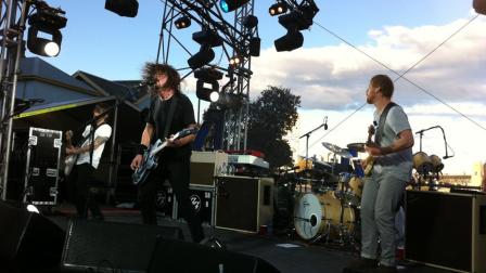 The Foo Fighters perform in this photo from their Facebook page.