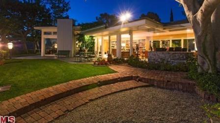 Elvis Presley and his wife Priscillas former Beverly Hills home is shown in this MLS photo on Trulia.com.