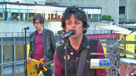 Green Days Billie Joe Armstrong is seen during a performance on Good Morning America in this file photo.