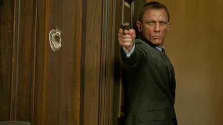 Daniel Craig appears in a still image from a scene in the 2012 James Bond film, Skyfall.