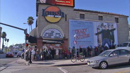 The Laugh Factory in Hollywood is seen.