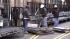 Crews set up for the Oscars on Hollywood Boulevard on Tuesday, Feb. 19, 2013.