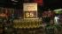 A sign shows Oscar look-alike trophies on sale for $5 at a gift shop in Hollywood.