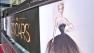 A vintage costume sketch is shown on an Oscar board in this February 2013 photo.