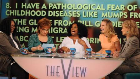 Whoopi Goldberg, Joy Behar, Sherri Shepherd, Elisabeth Hasselbeck and Barbara Walters appear on an episode of The View, which aired on Monday, March 11, 2013.