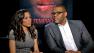 Temptation actress Jurnee Smollett Bell (left) and director Tyler Perry (right) are seen in this file photo from March 2013.