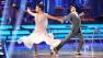 Olympic gymnast Aly Raisman and her partner Mark Ballas dance the Foxtrot on week six of Dancing With The Stars on April 22, 2013. They received 27 out of 30 points from the judges.