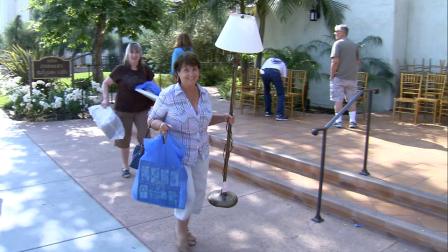 The daughter of late entertainer Bob Hope put up memorabilia up for sale, including books, paintings and antiques, on Saturday, May 4, 2013.