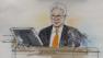 In this sketch, Dr. Daniel Wohlgelernter testifies in the Jackson-AEG trial on Tuesday, May 7, 2013.