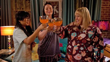 Rebel Wilson, Liza Lapira and Lauren Ash in a scene from the new ABC comedy Super Fun Night, set to premiere this fall.
