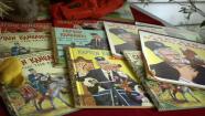 Captain Kangaroo books are seen on display on Tuesday, May 21, 2013.