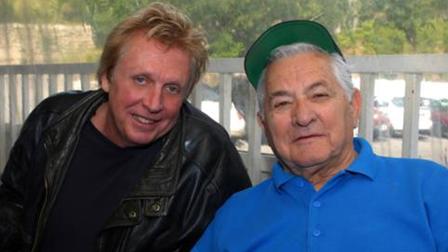 Former Jefferson Airplane drummer Joey Covington, left, and Mario Maglieri of the Whisky A Go Go appear in this 2008 photo on Covingtons website.