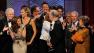 The cast and crew of Days of Our Lives accept the award for outstanding drama series at the 40th Annual Daytime Emmy Awards on Sunday, June 16, 2013, in Beverly Hills, Calif.
