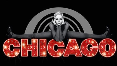A promotional image for Chicago the musical is shown.