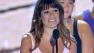 Actress Lea Michele speaks on stage at the Teen Choice Awards at the Gibson Amphitheater on Sunday, Aug. 11, 2013, in Los Angeles.