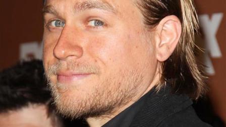 Charlie Hunnam attends the FX Upfronts presentation in New York on March 28, 2013.