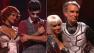 Christina Milian, Mark Ballas, Bill Nye and Tyne Stecklein  await their fate on week three of Dancing With The Stars on Sept. 30, 2013.