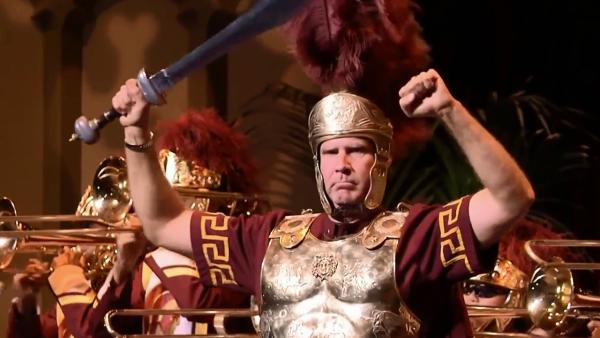 Will Ferrell leads USC marching band