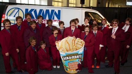 Ben & Jerrys has unveiled a limited edition flavor dubbed Scotchy Scotch Scotch honoring Anchormans Ron Burgundy.