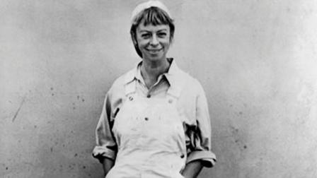This photo from the 1960s provided by courtesy of Phoebe Alexiades shows actress Mary Grace Canfield as handywoman, Ralph Monroe, from the television series, Green Acres.