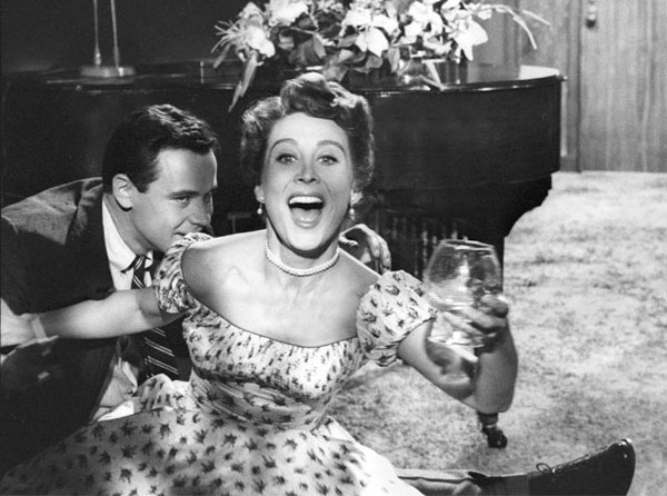 Betty Garrett and Jack Lemmon in a still from...