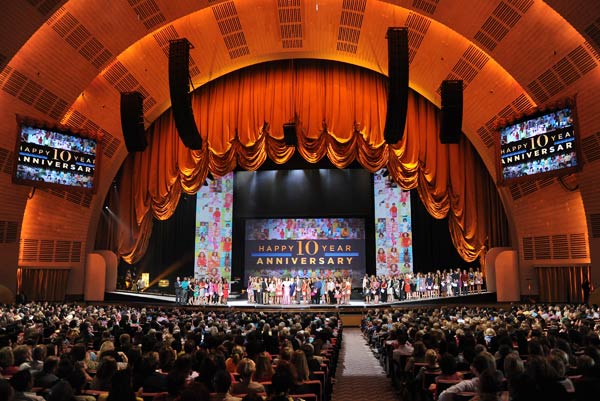 A wide view of a taping of 'The Oprah Winfrey...