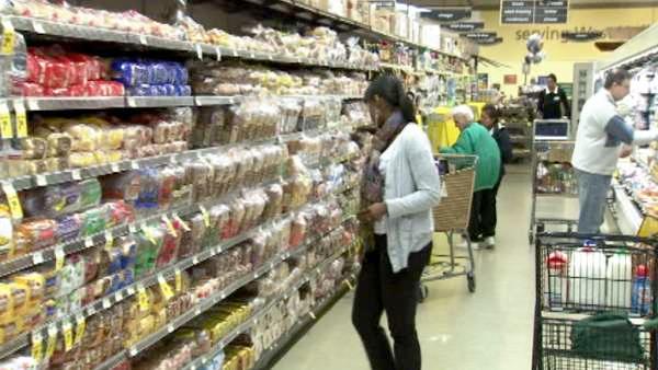'Of course never go shopping if you're hungry, cranky, in a good mood or in a bad mood, because you're going to overspend,' said supermarket guru Phil Lempert.