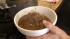 His stew, for instance, is made with a lean cut...