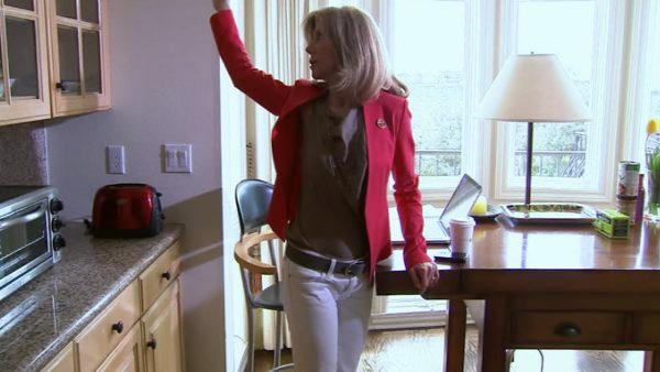 You would be so surprised the relief your body will get by one simple move: Stand up and stretch by taking your arm up and around the back of your body, which will open your chest and lightly strengthen your back. 

