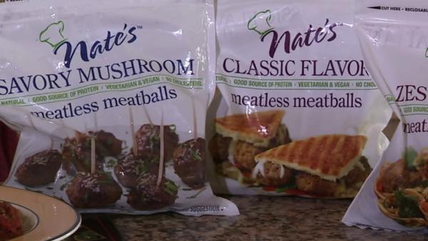 On those Monday's when you want your meal in minutes, you can turn to some products that can help you get dinner together in a flash. For example, Nate's Meatless Meatballs come in three flavors.
