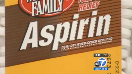 A bottle of aspirin is seen in this undated file photo.