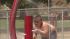 Summer heat wave grips Inland Empire :: A boy plays in a playground with water fountains in the Inland Empire during a summer heat wave on Tuesday, Aug. 7, 2012.