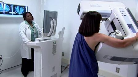 An unidentified woman gets a mammogram in this undated file photo.